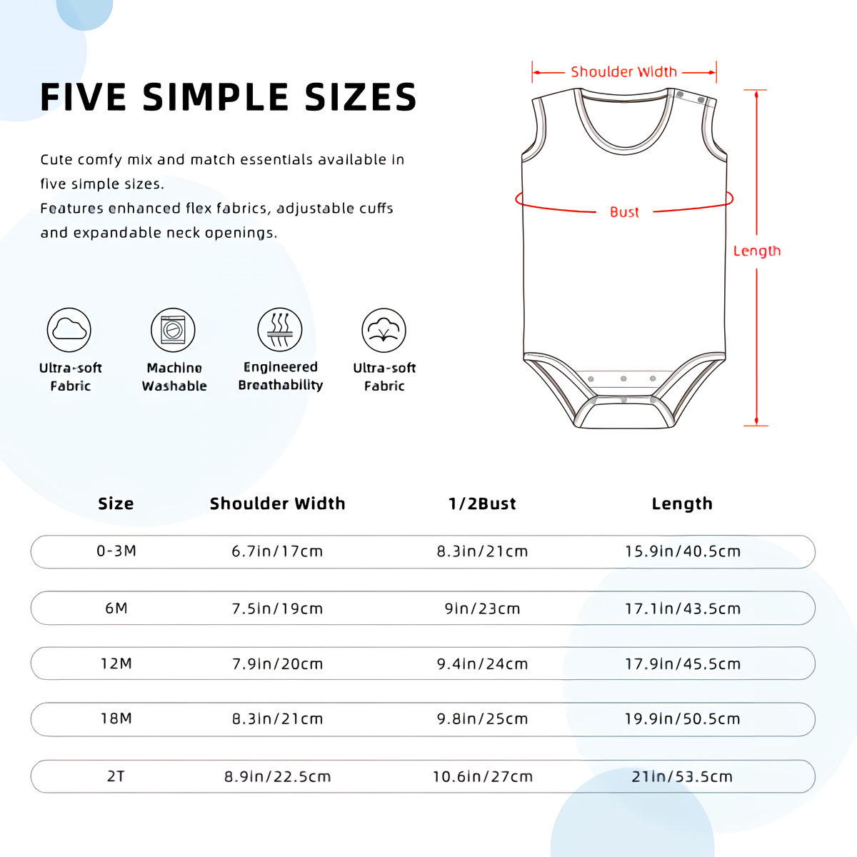 Mushroom Cottage Sleeveless Baby One-Piece