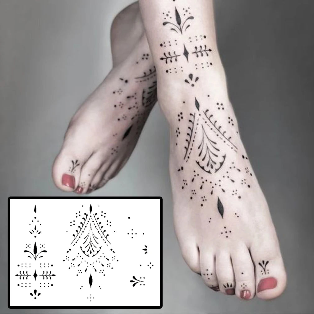 Henna Temporary Tattoos