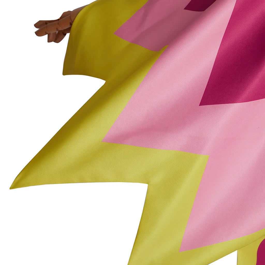 Deltarune Spamton Neo Cosplay Costumes Game Colourful Stand Collar Cape Unisex Cloak