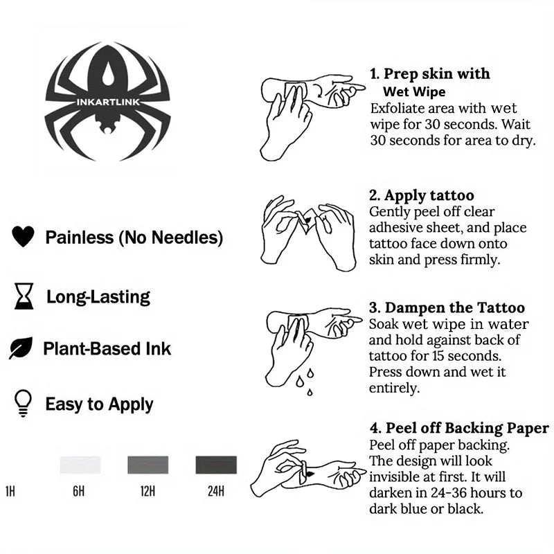 Henna Finger Temporary Tattoos