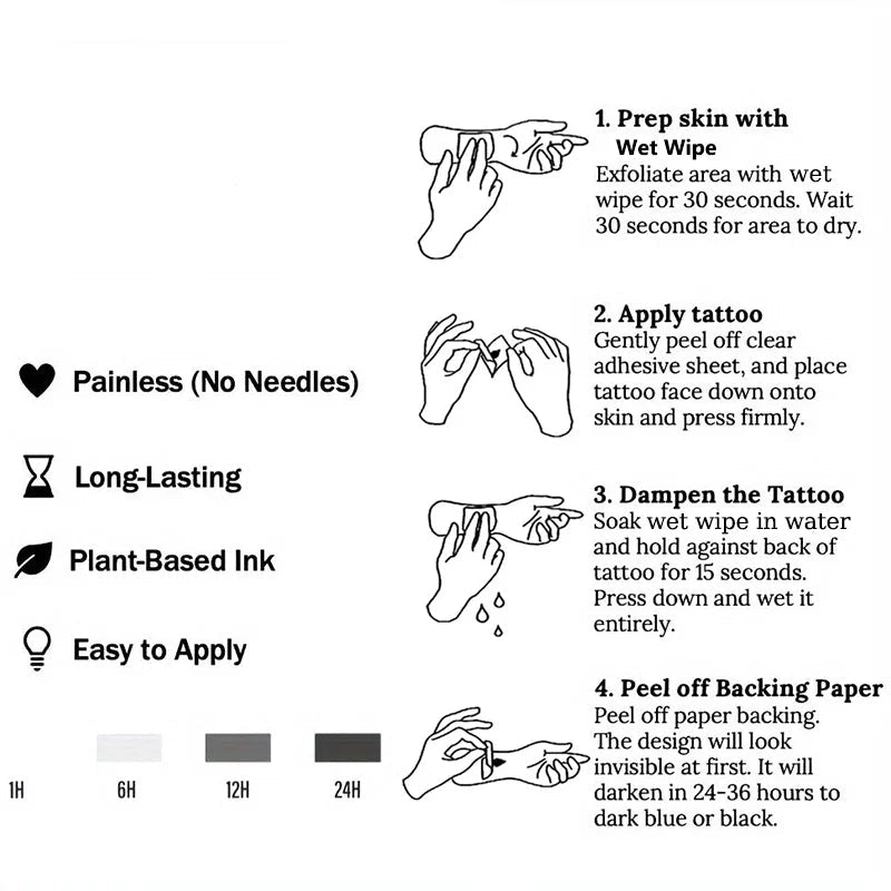 Henna Finger (7) Temporary Tattoos