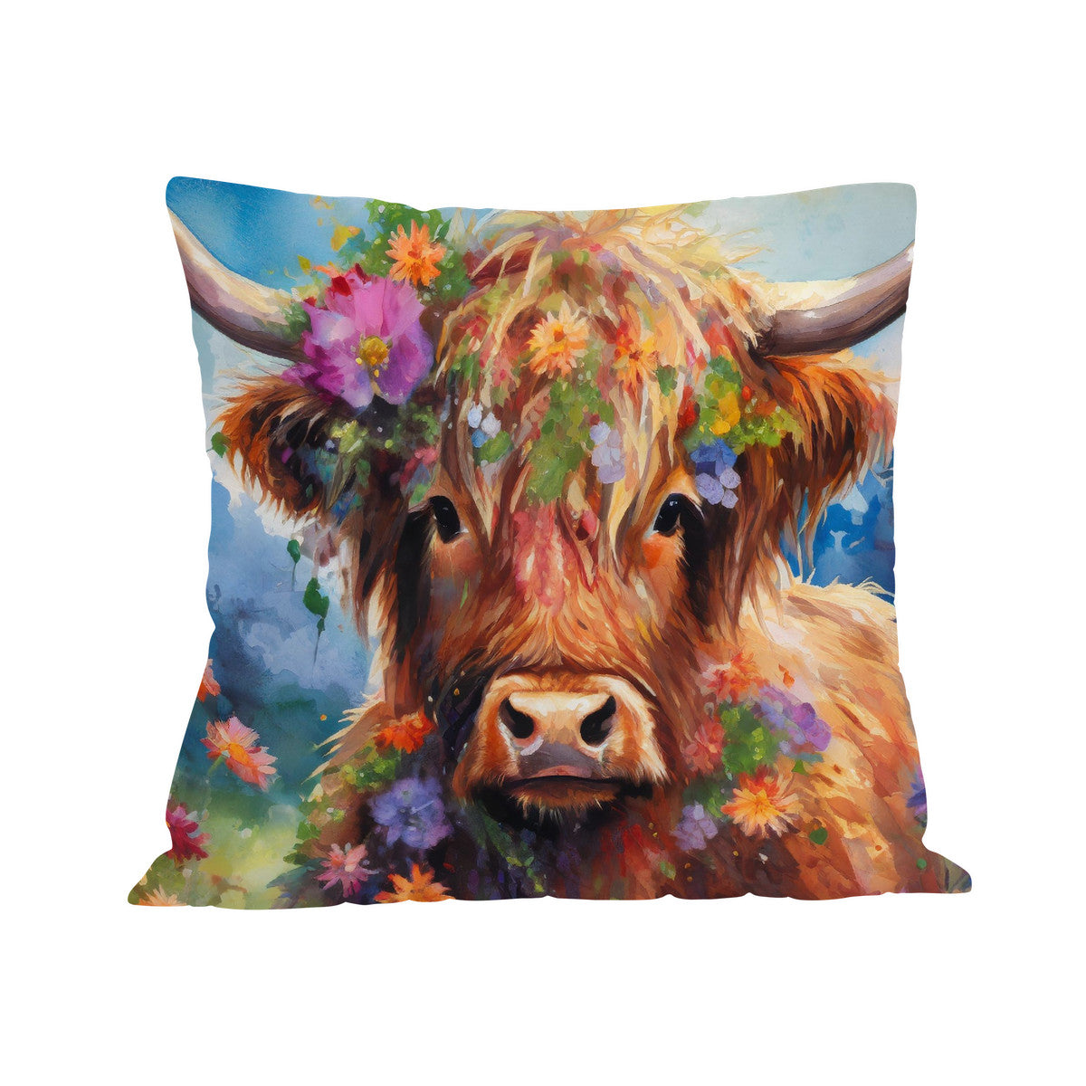 Bloss The Highland Cow Cushion Cover