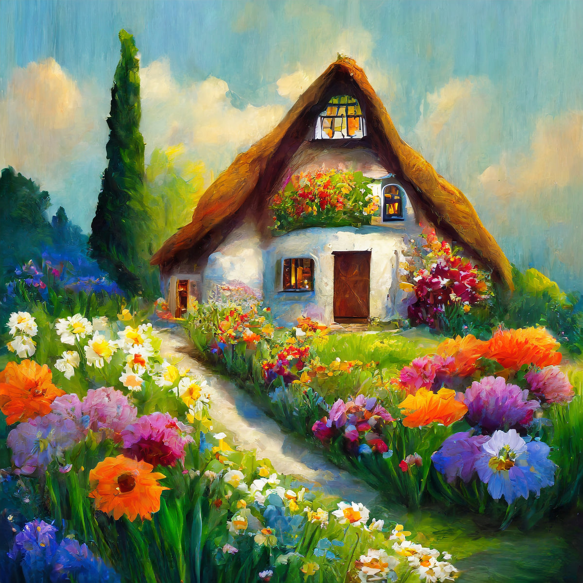Dream Cottage Cushion Cover