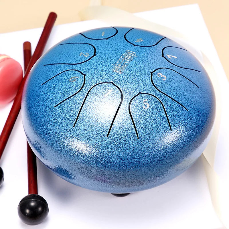 6 Inch Steel Tongue Drum Set Percussion Musical Instrument