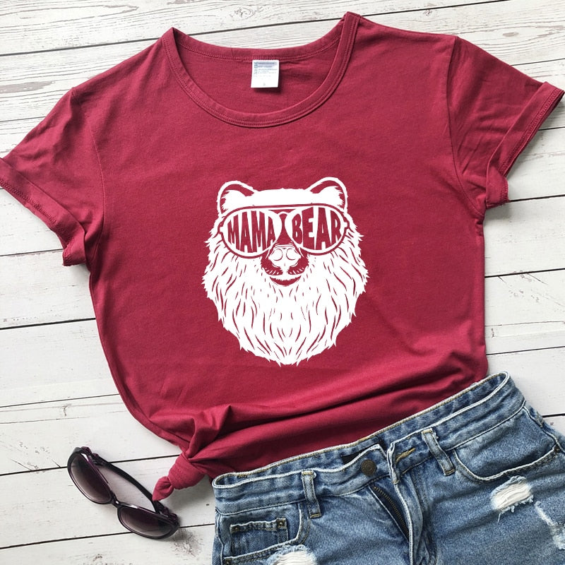 Mama Bear Cotton T-shirt