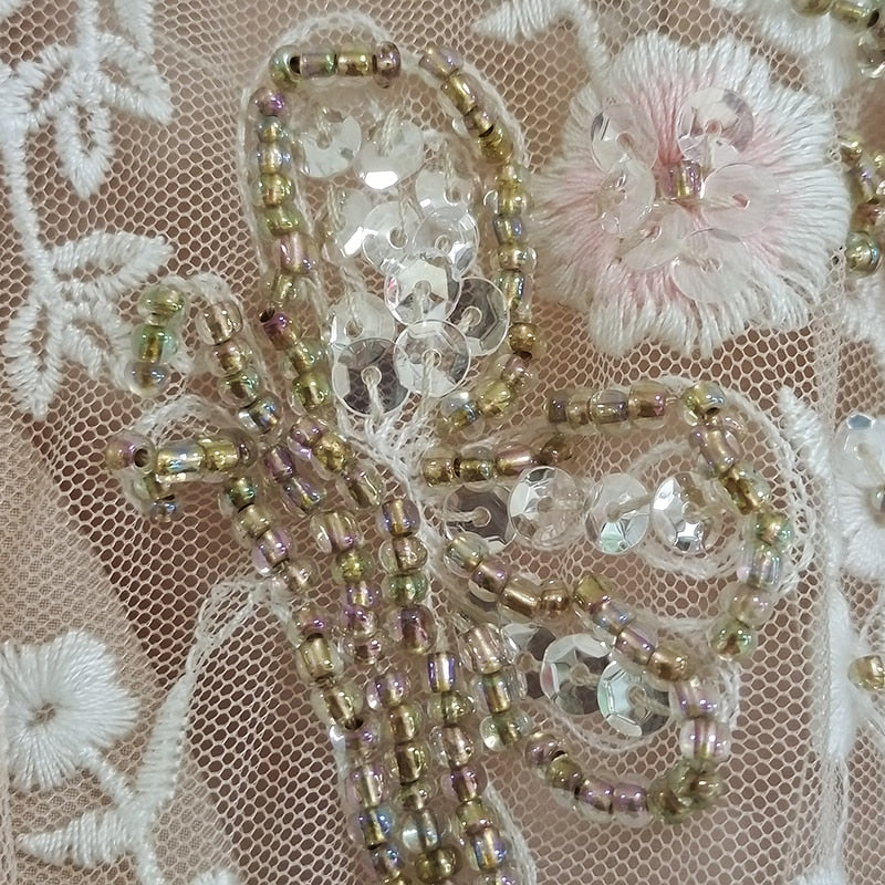 Amelia's Beaded Sequinned Embroidered Spring Season Dress