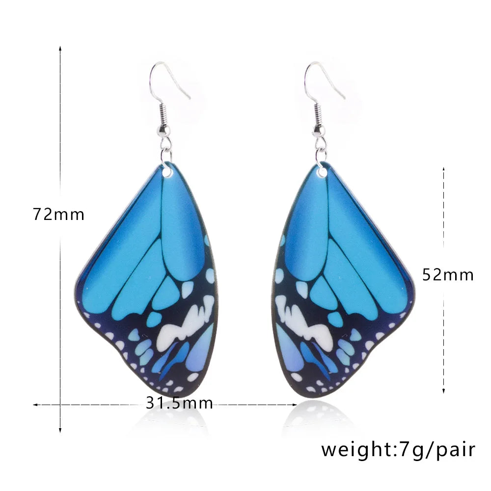 Butterfly Wings Drop Earrings