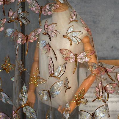 Dragonfly Sewing Fabric 2m length 150cm wide DIY Textiles Craft