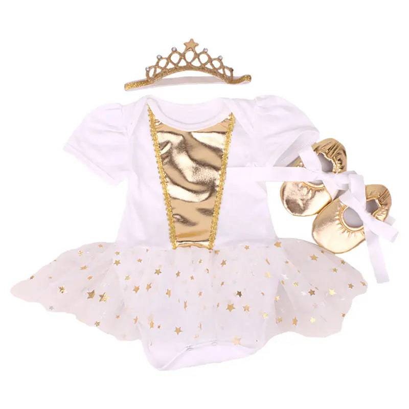 0-2Y 3pcs Girl Baby Superhero Suit Costume Newborn Clothing Sets