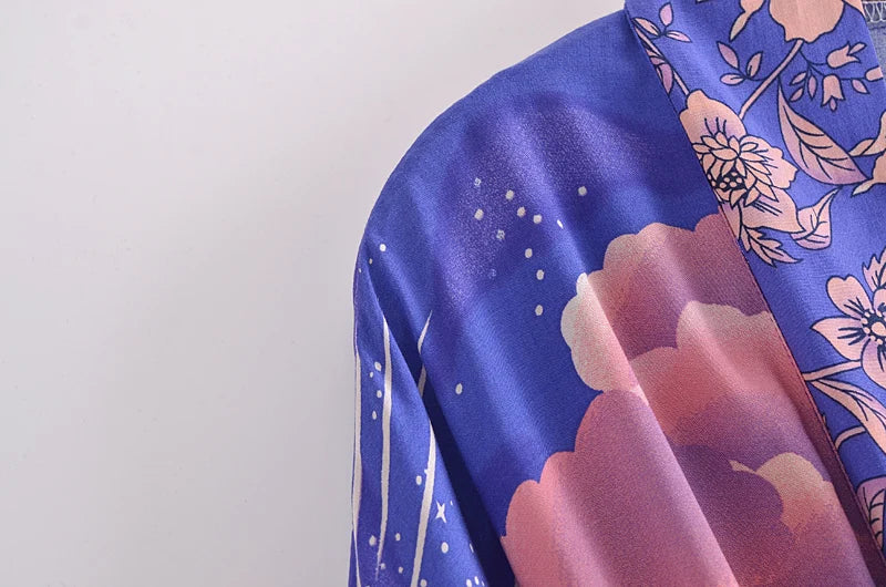 California Dreamin' Long Kimono Robes