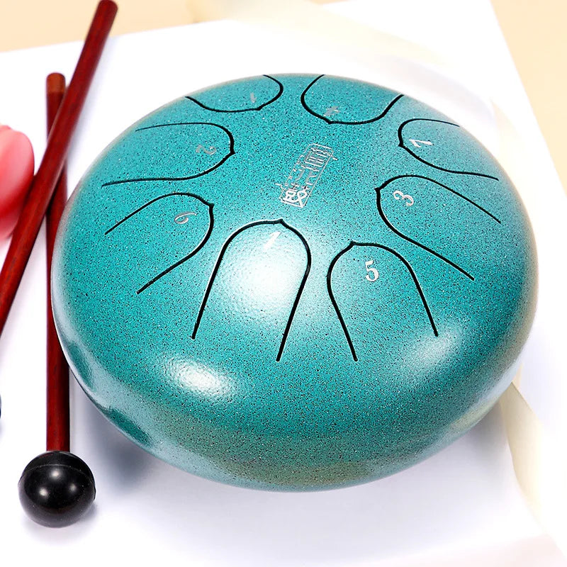 6 Inch Steel Tongue Drum Set Percussion Musical Instrument