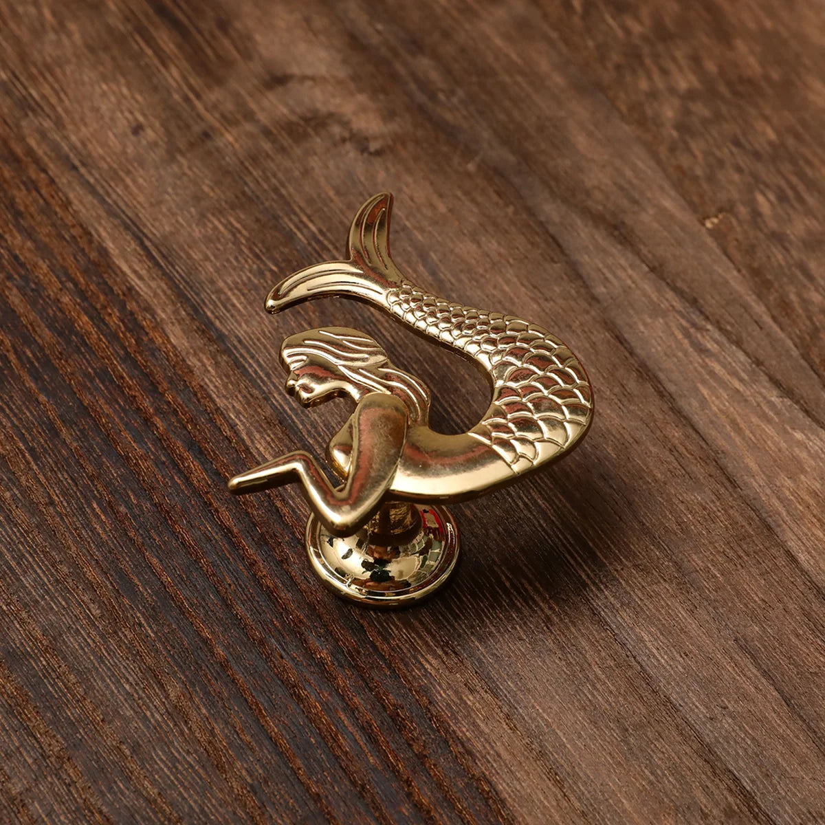 Golden Mermaid Dresser Knobs Furniture Handles Drawers Hardware Cabinets Pulls