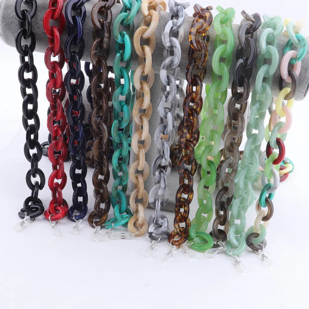 Resin Acrylic Glasses Chain Funky Sunglasses Accessories