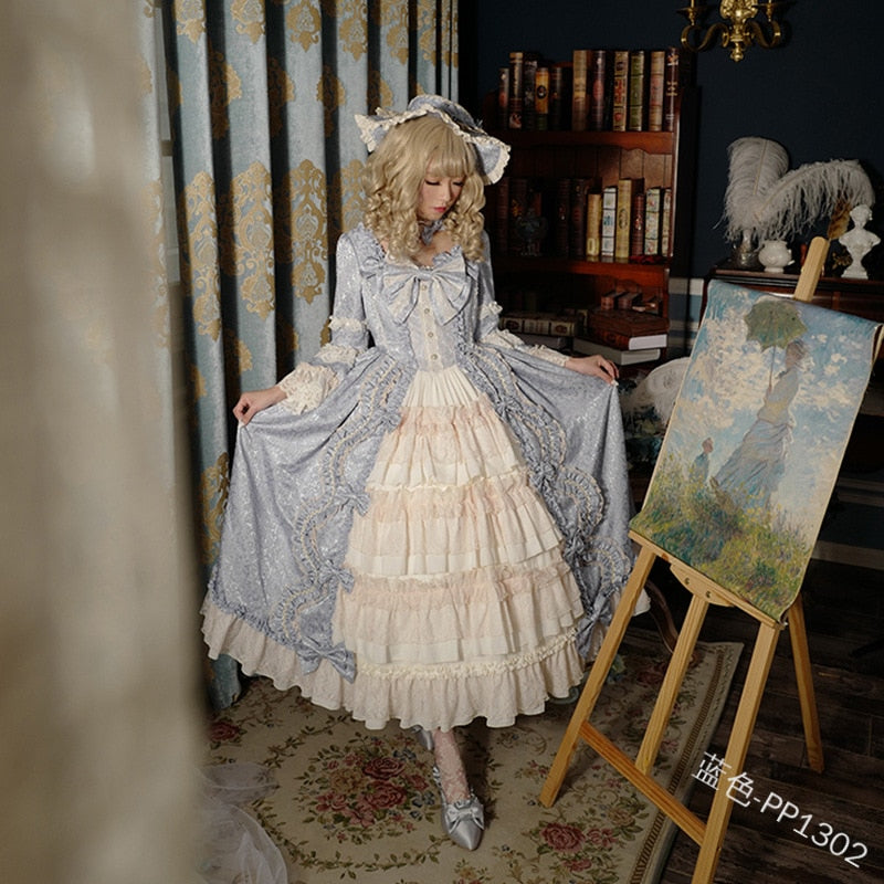 Rococo Queen Halloween Carnival Palace Cosplay Book Week Costume