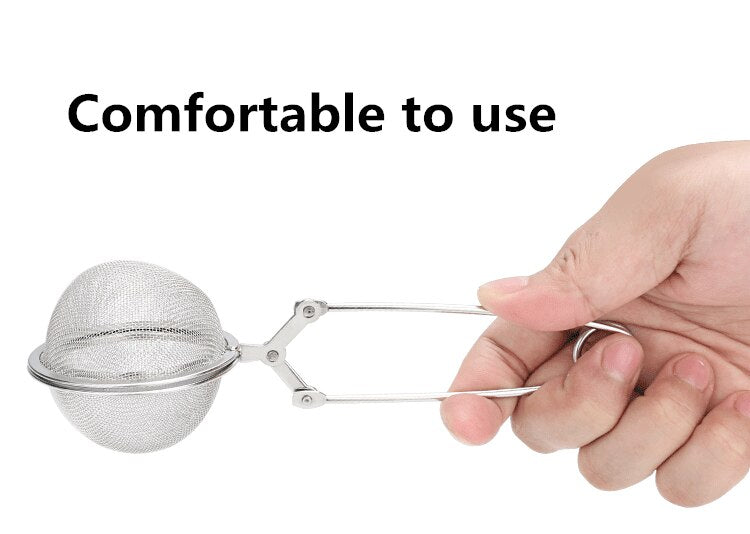 Tea Infuser Ball Stirrer Stainless Steel Mesh Tea Strainer