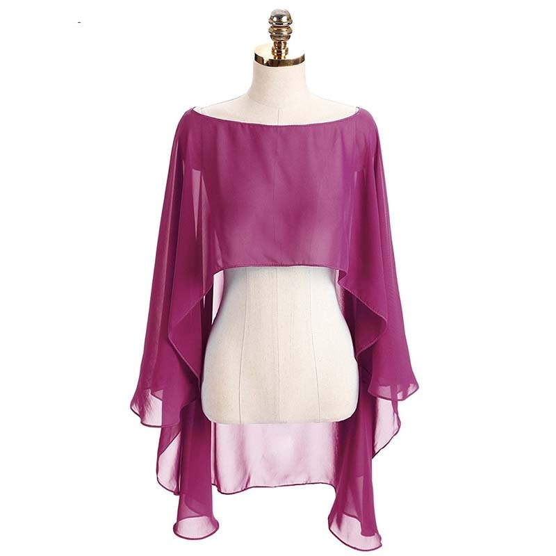 Long Chiffon Shrug Boleros 14 Colours