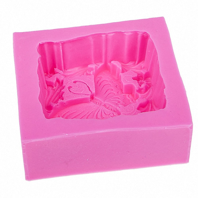 Butterfly Square Silicone Soap Food Candle Resin Craft Mould