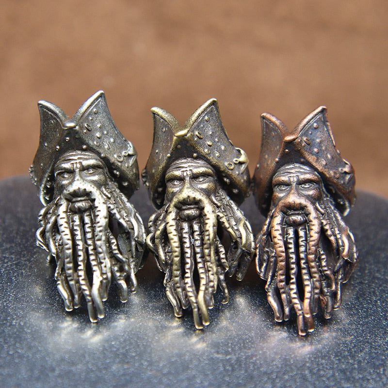 Pirate Captain Cthulhu Beard Bead