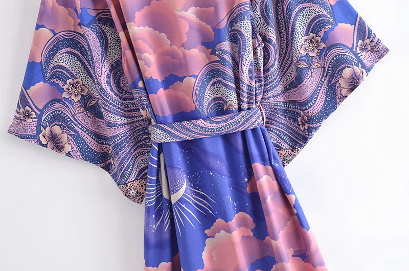 California Dreamin' Long Kimono Robes
