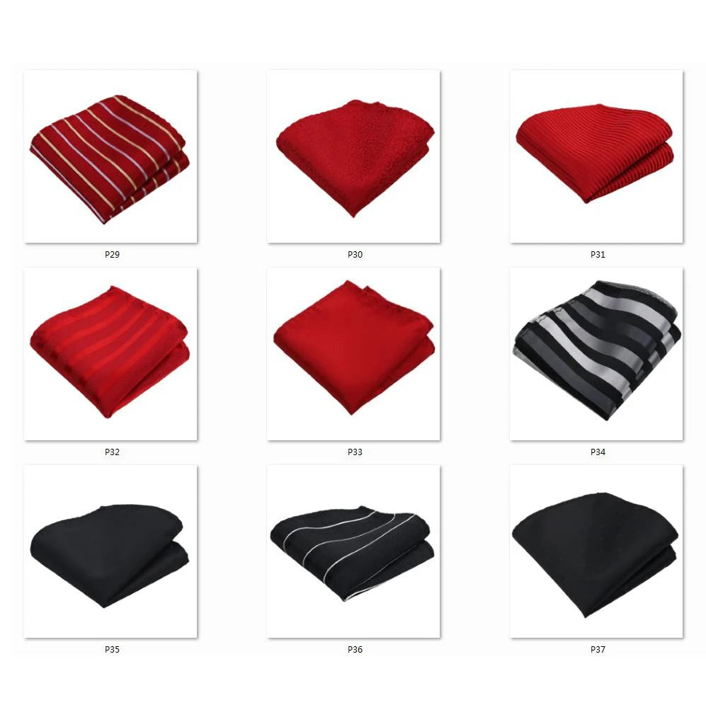 Men's 8pcs Tie Set Wedding Cravat Silk Bowtie Pocket Square Cufflinks Brooch Box Set Gifts For Men