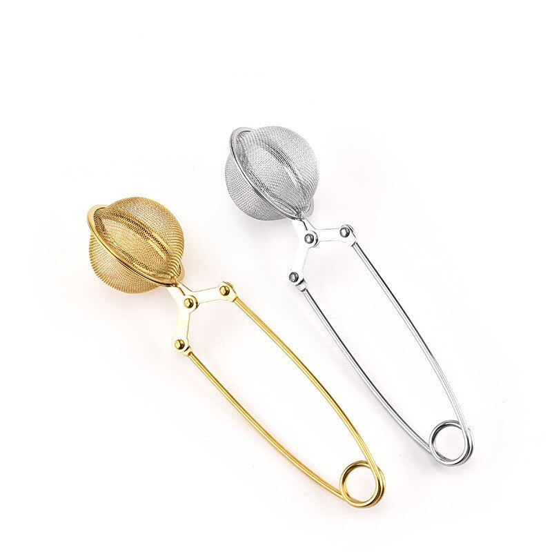 Tea Infuser Ball Stirrer Stainless Steel Mesh Tea Strainer