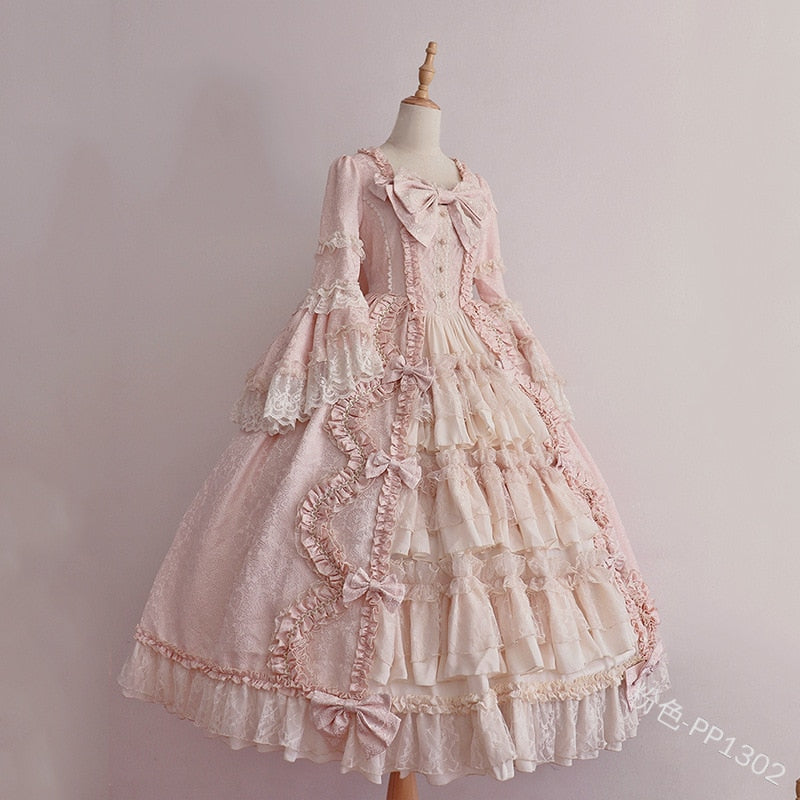 Rococo Queen Halloween Carnival Palace Cosplay Book Week Costume