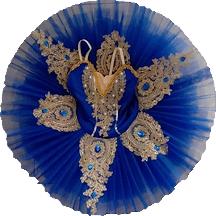 Royal Gold Swan Lake Professional Pancake Ballet Tutu Dress Ballet