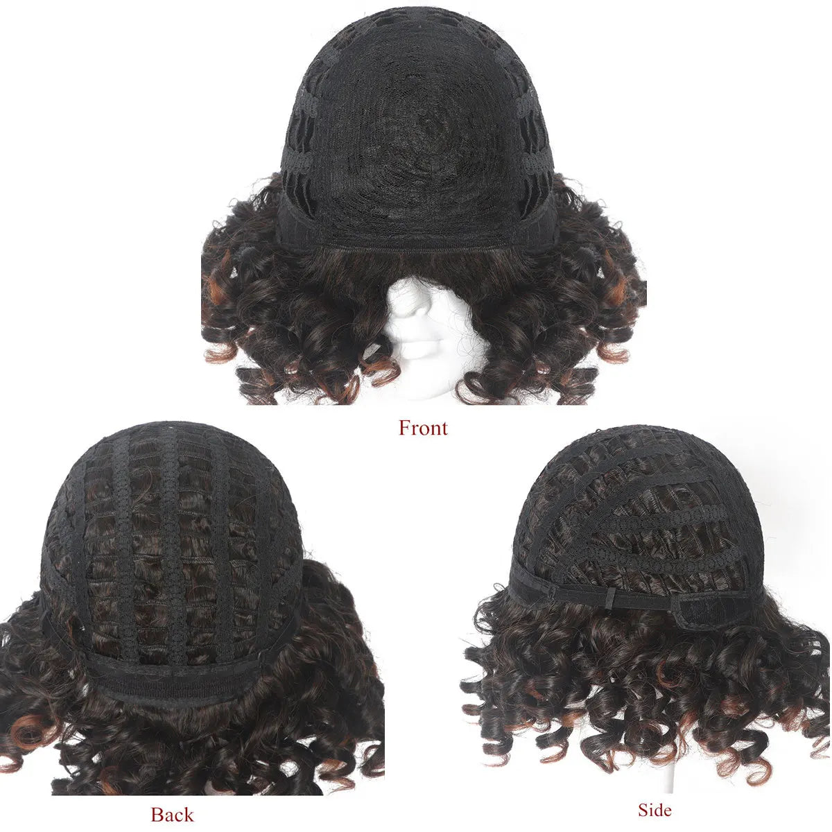 Ringlet Wigs Orange Pink Blonde Cosplay Wigs