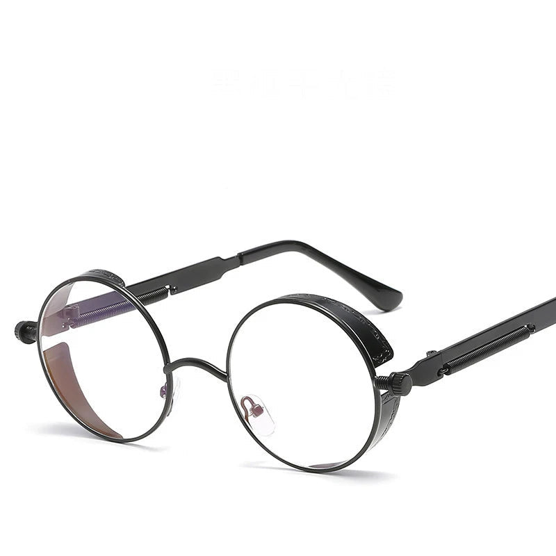Leon's Round Polarised Sunglasses Steampunk UV400