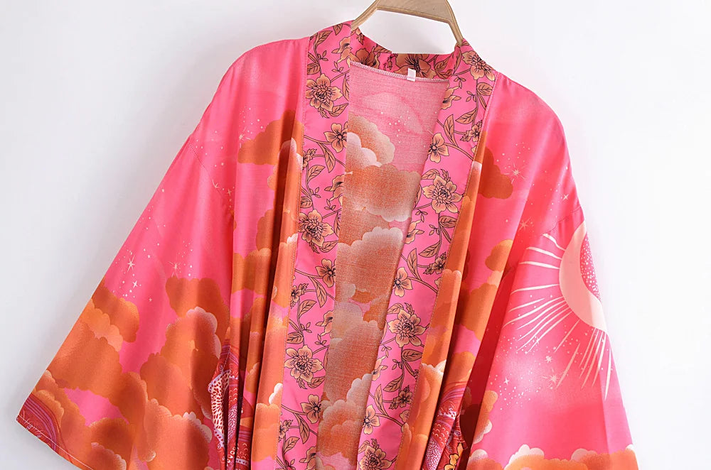 California Dreamin' Long Kimono Robes