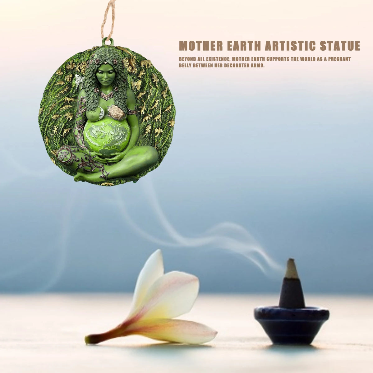 Mother Earth Gaia Goddess Hanging Ornament