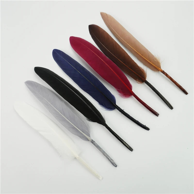 100pcs 10-15cm Dyed Duck Feathers DIY Crafts