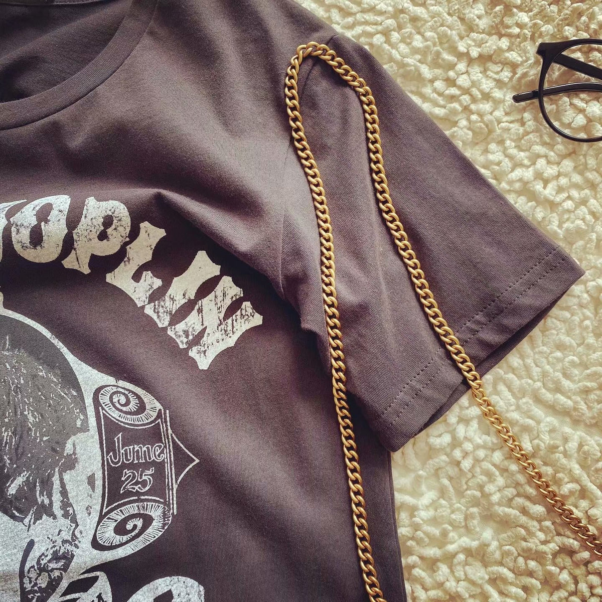 Janis Joplin Rock Chic Music T-shirt
