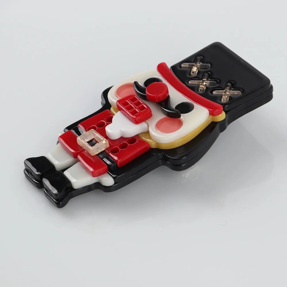 Nutcracker Christmas Acrylic Brooch