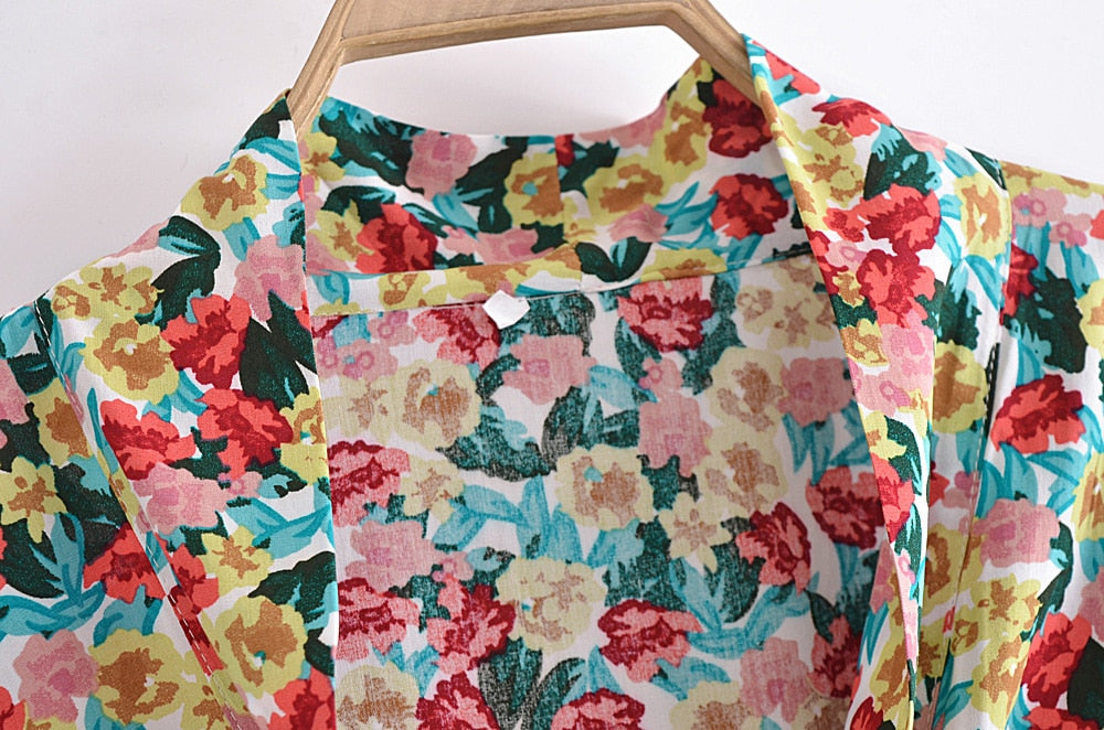 Ida's Floral Kimono Wrap Top