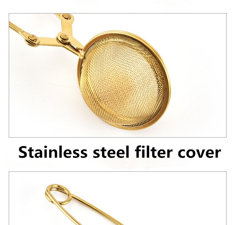 Tea Infuser Ball Stirrer Stainless Steel Mesh Tea Strainer