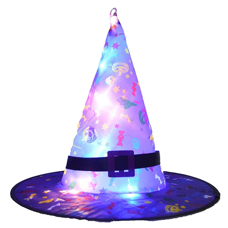 LED Witch Stars Tutu Skirt Glow Party Costumes Halloween