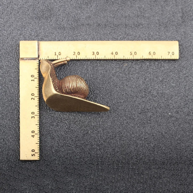 Copper Snail Figurine Tea Pet
