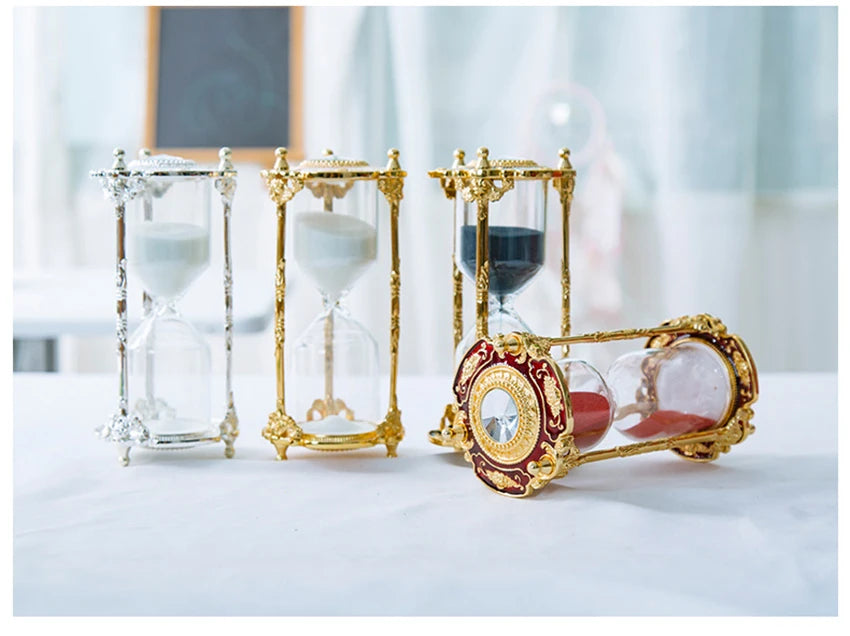 Baroque Hourglass Timer 15 Minutes