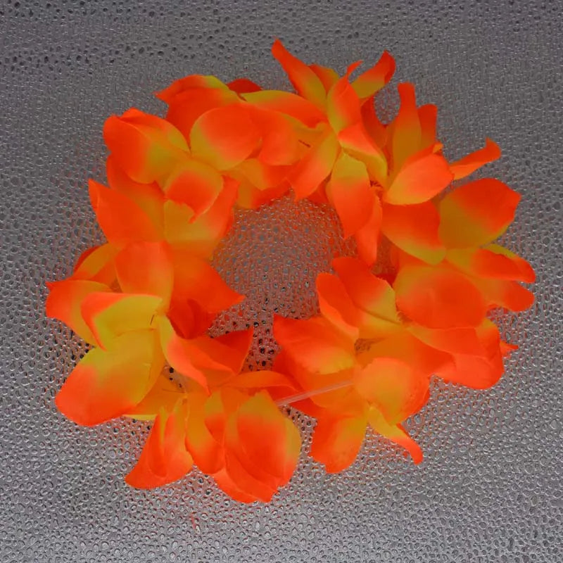 LED Light Up Hawaiian Lei Flower Crown Wreath