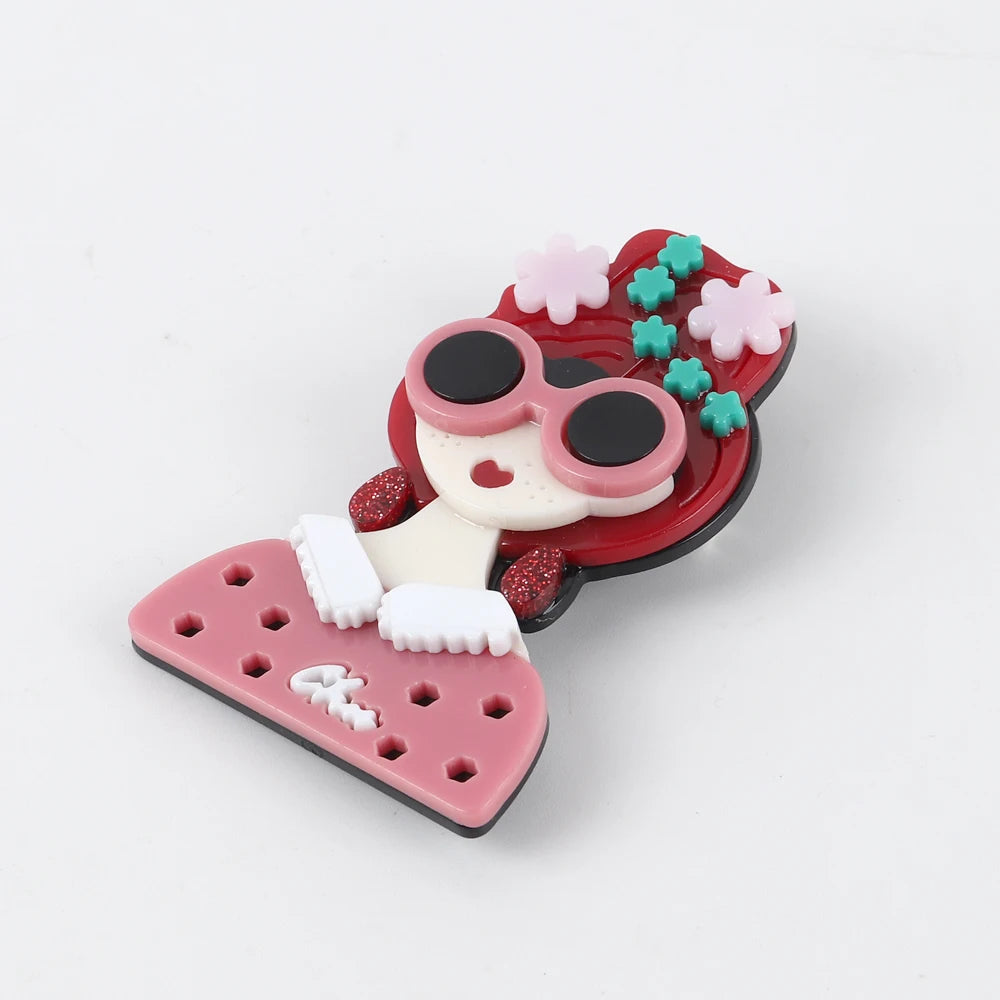 Humans of New York Acrylic Brooches