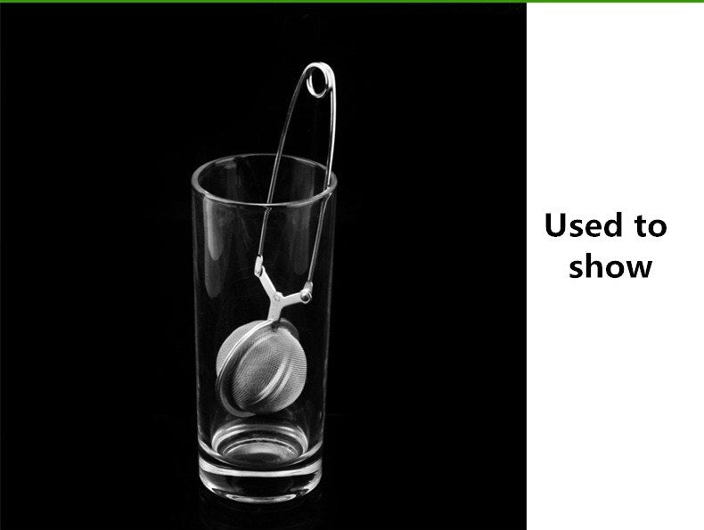 Tea Infuser Ball Stirrer Stainless Steel Mesh Tea Strainer