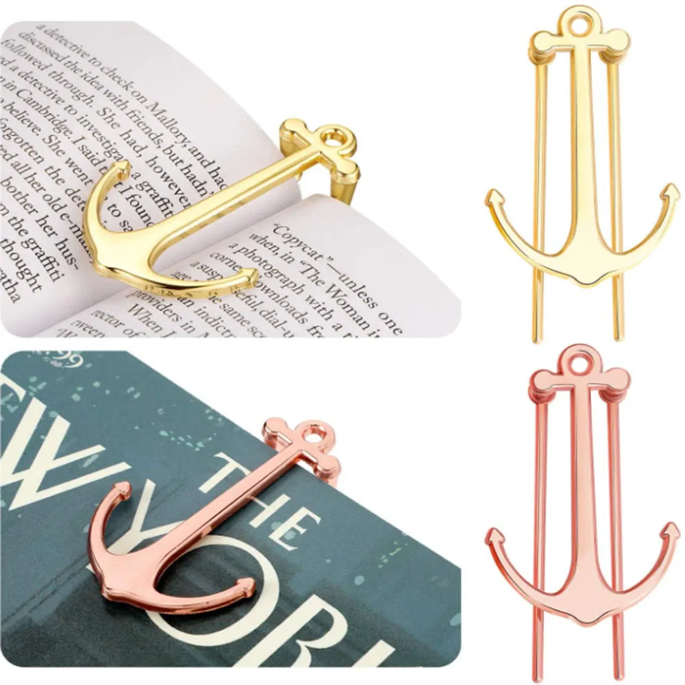 Book Keeper Opener Metal Anchor Page Holder Clip For Book Lovers