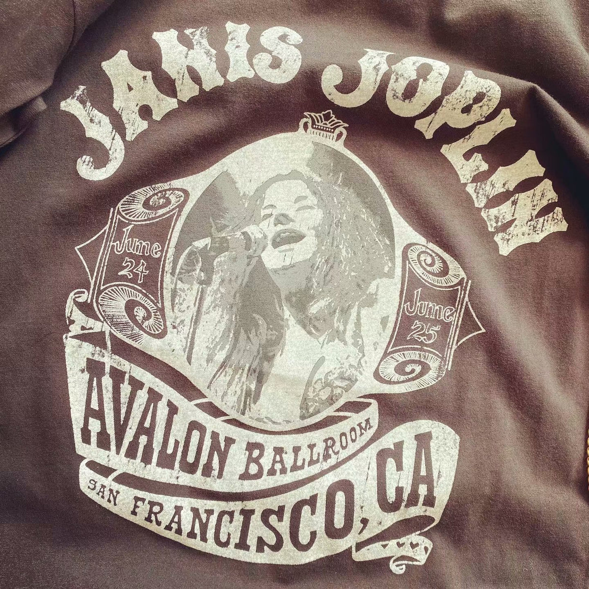 Janis Joplin Rock Chic Music T-shirt