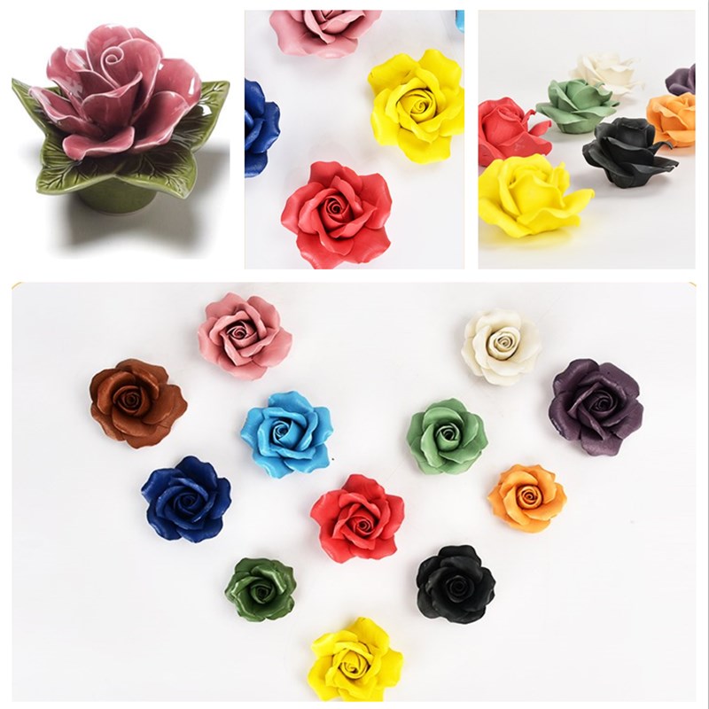 3pcs set Pottery Art Rose Cutting Mould DIY Handmade Ceramics Die