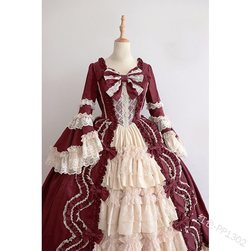 Rococo Queen Halloween Carnival Palace Cosplay Book Week Costume