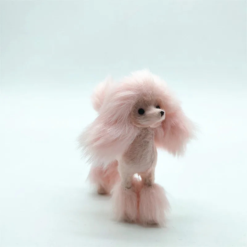 9cm Teddy Dog Mini Poodle Plushie Toy