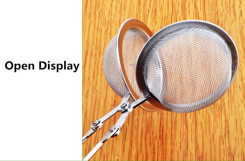 Tea Infuser Ball Stirrer Stainless Steel Mesh Tea Strainer