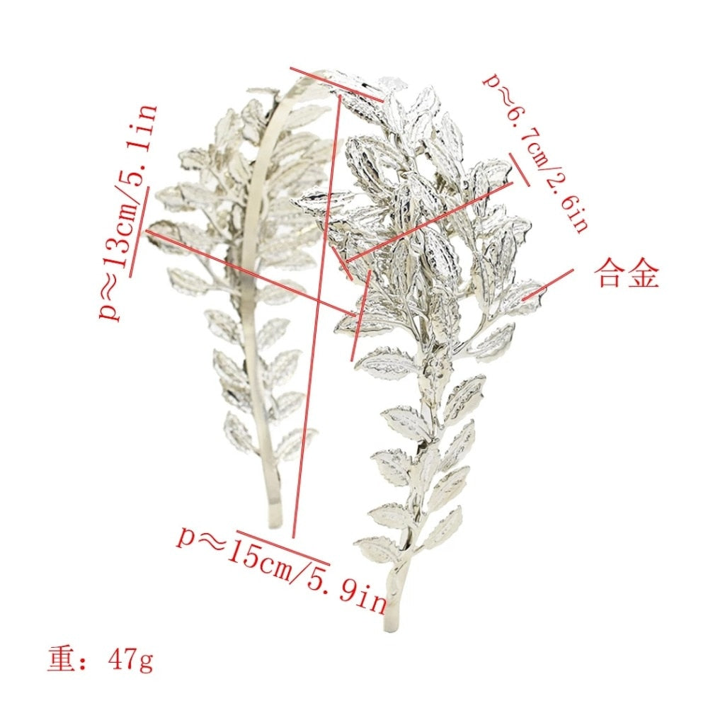 Greek Goddess Olive Leaf Branch Crowns.