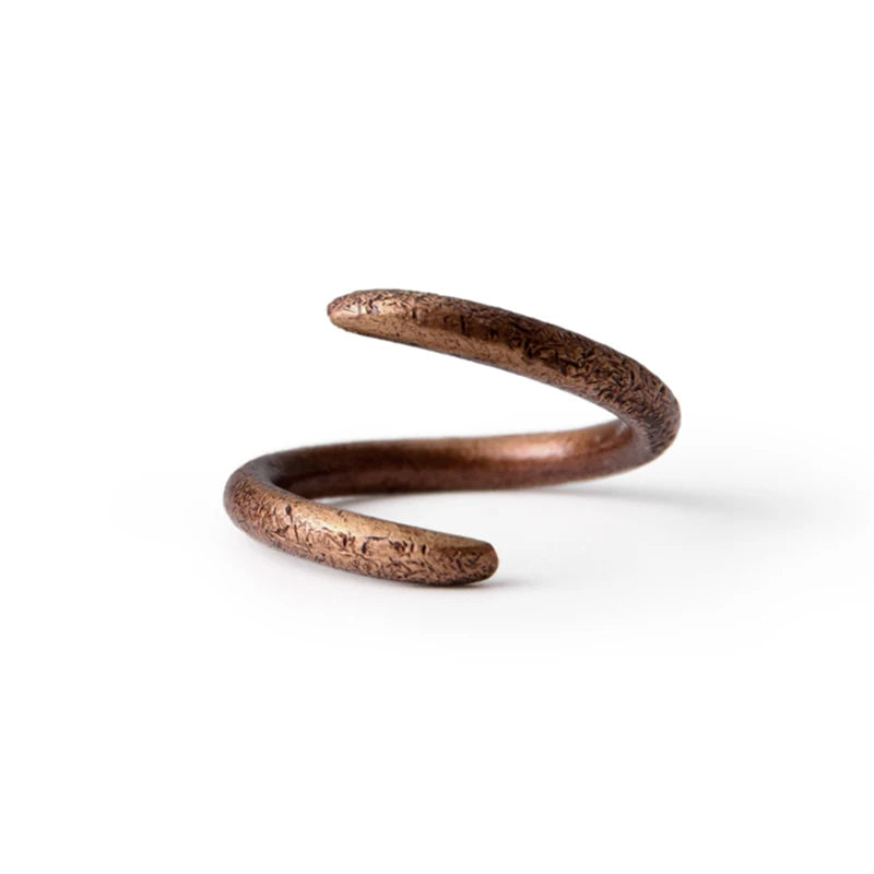 Curving Solid Copper Ring